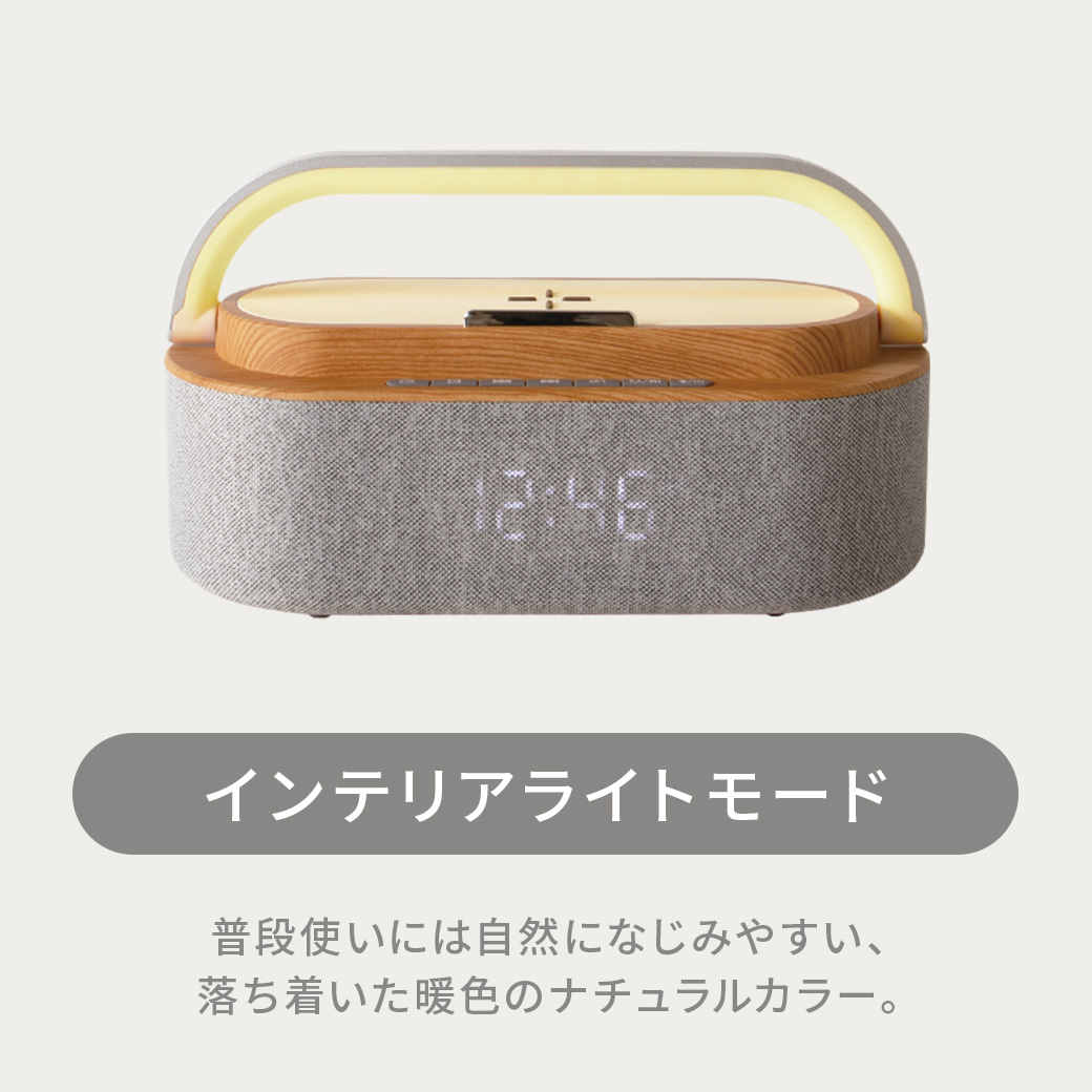 光と音のマルチクロック