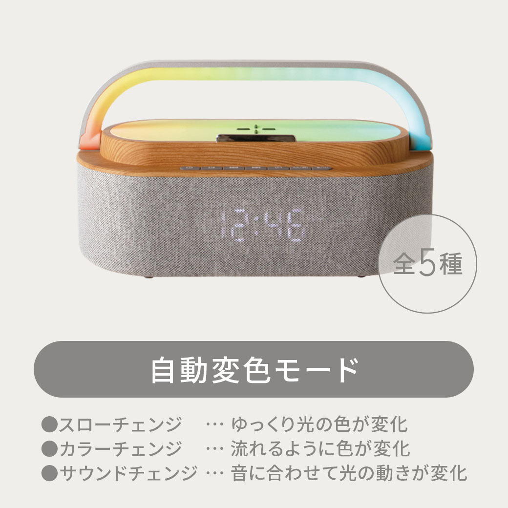 光と音のマルチクロック