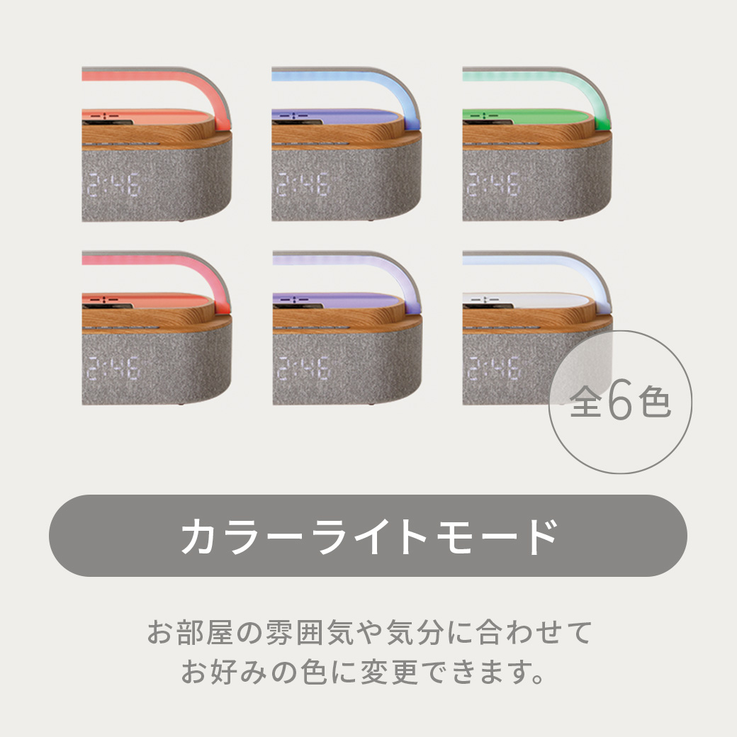 光と音のマルチクロック