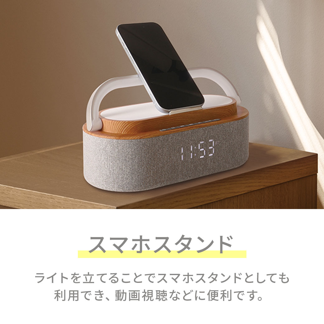 光と音のマルチクロック