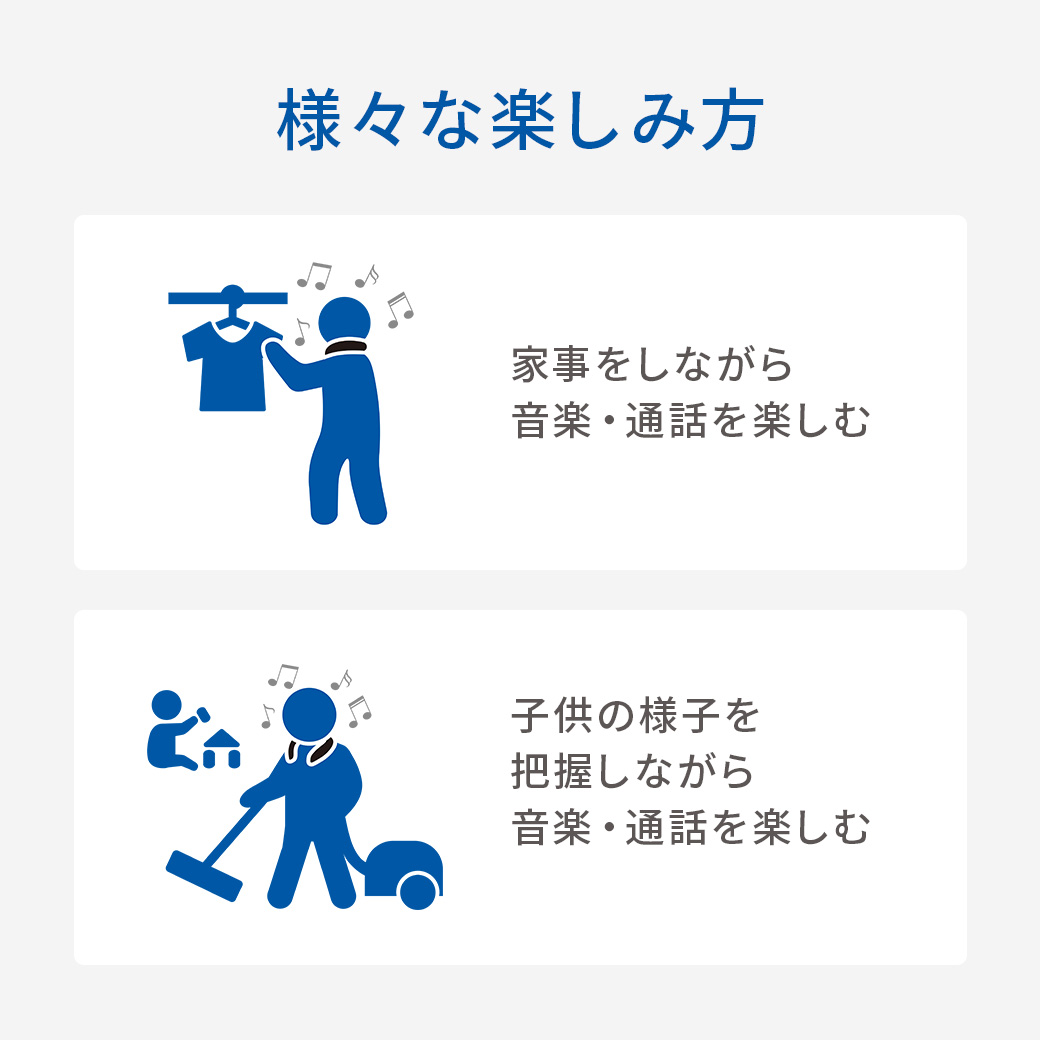 テレビ用首掛けスピーカー