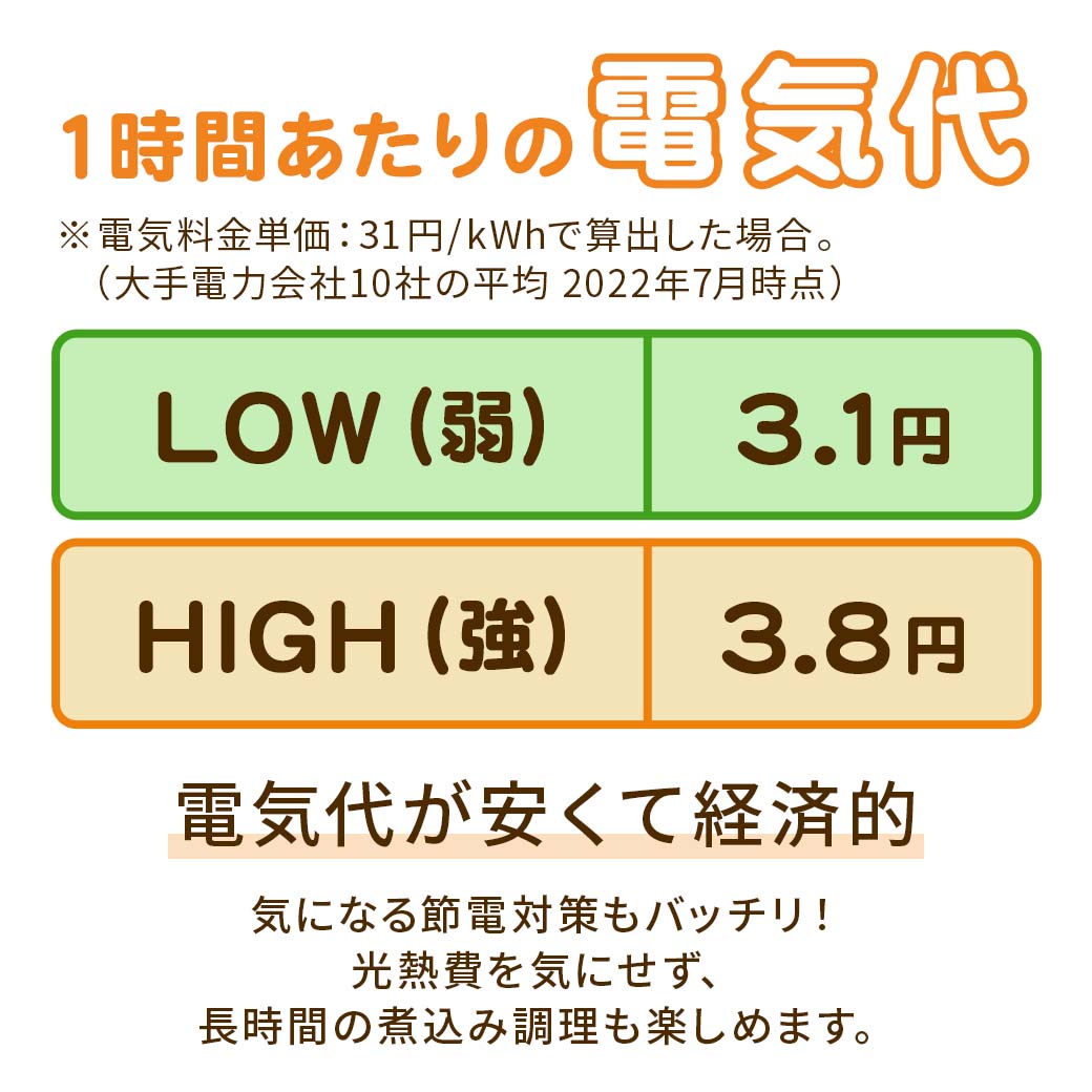 電気煮込み鍋「スロークッカー」3.0L