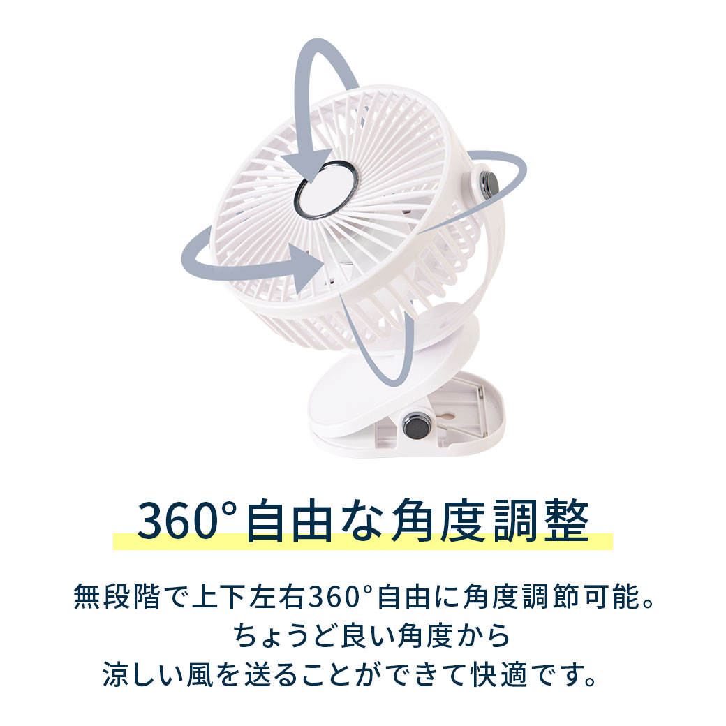 3WAYマルチクリップファン