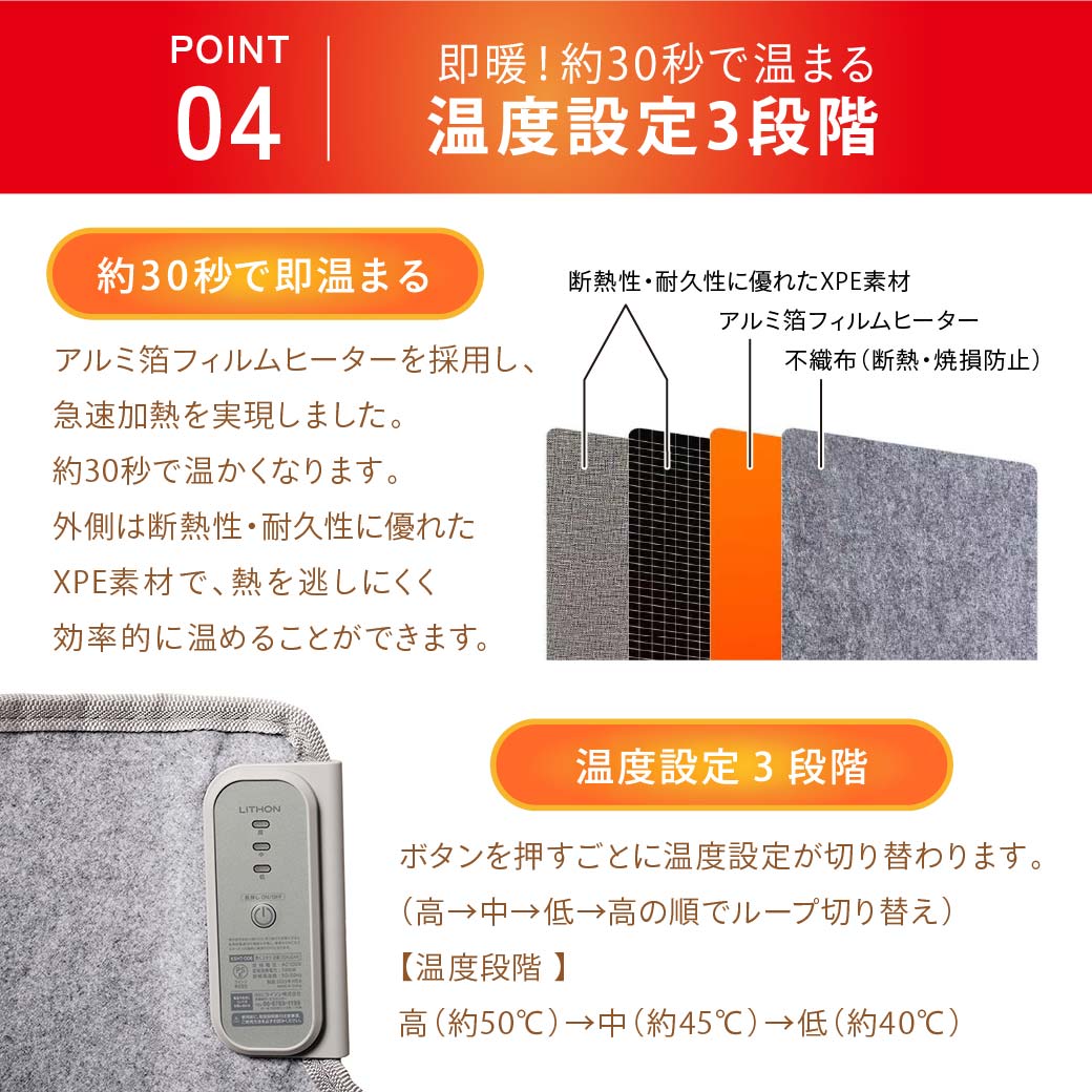 巻くコタツ足暖(SOKUDAN) 省エネモデル