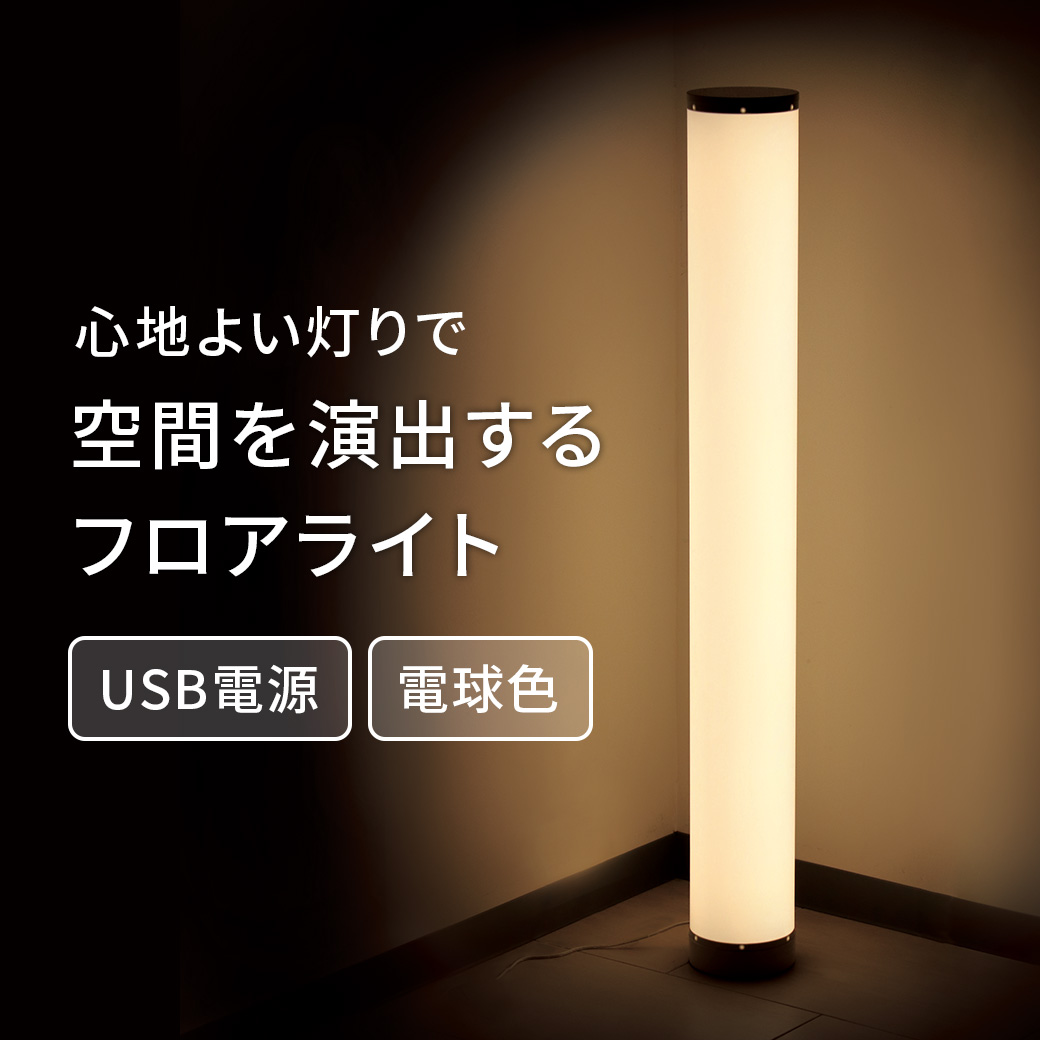 組立式フロアライト Long Lamp